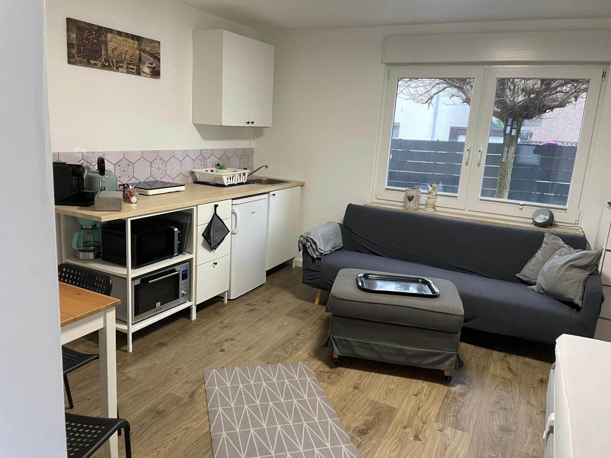 Gemuetliche 1-Zimmer Wohnung Mit Eigenem Eingang 베셀링 외부 사진